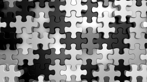 Background of Puzzles Stock Footage 331454410