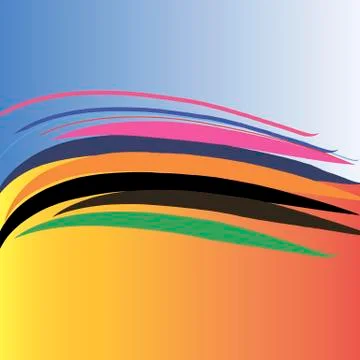 Background rainbow Stock Illustration