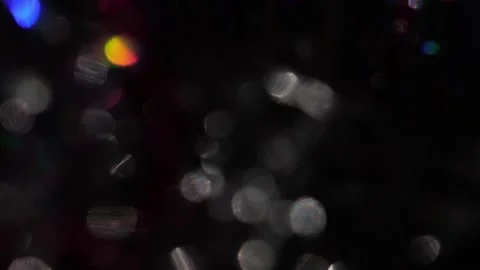 Background of rainbow lights scattered in the black Vídeo Stock 318576489