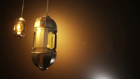 Background Of Ramadan Lantern, 3d Rendering Vidéo 171590361