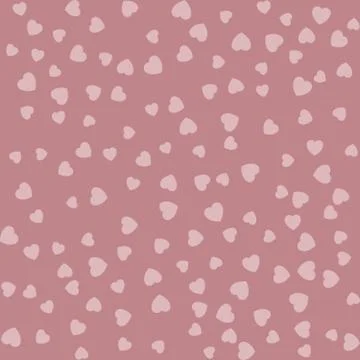 Background of random falling hearts Stock Illustration