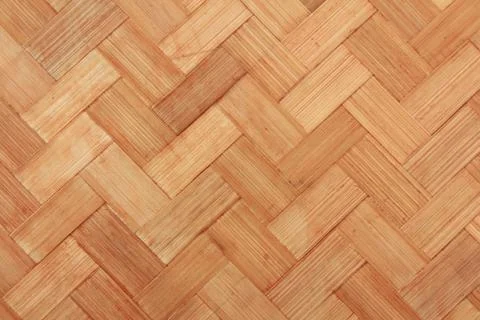 Background of rattan in a woven pattern Stock Photos