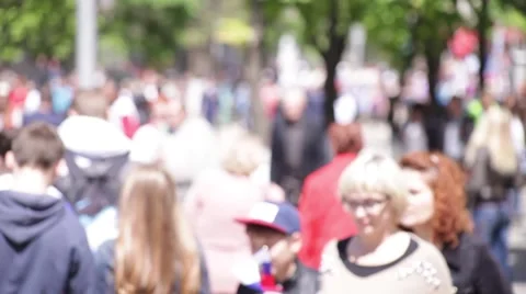  background with reaching people on a Sunny spring day Stock Footage 52595542