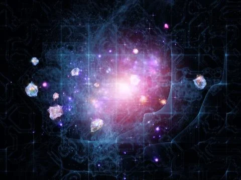 Background of Reality Illustrazione stock