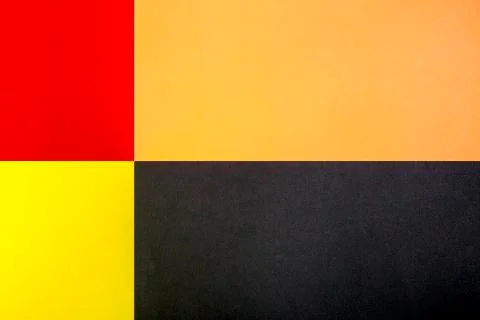Background of rectangular figures of yellow, red, black and orange 스톡 사진
