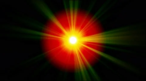 Background of red and green rays shinning and sparking Stock Footage 63432228