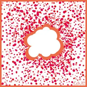 Background with red and pink elements with text place Stock Illustration