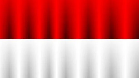 Background Red and White Gradient Striped Abstract Flag Illustration Stock Illustration