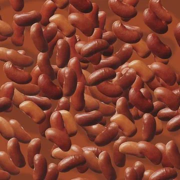 Background from red beans. Stock Photos