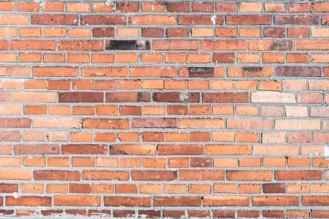Background of red brick wall pattern texture. Foto stock