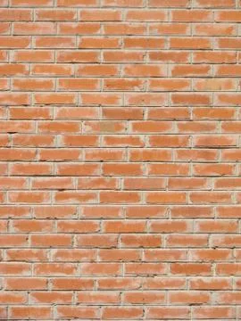 Background of red brick wall pattern texture. Great for graffiti inscriptions Stock Photos