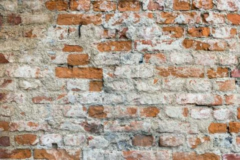 Background of red brick wall pattern texture. Foto stock