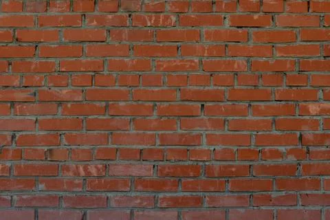 Background of red brick wall pattern texture Stock Photos