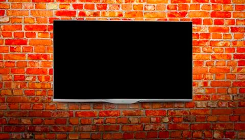 Background of red brick wall pattern texture Stock Photos