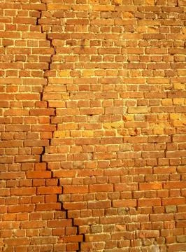 Background of red brick wall pattern texture. Great for graffiti inscriptions Stock Photos
