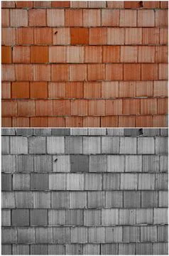 Background of red brick wall pattern texture Stock Photos