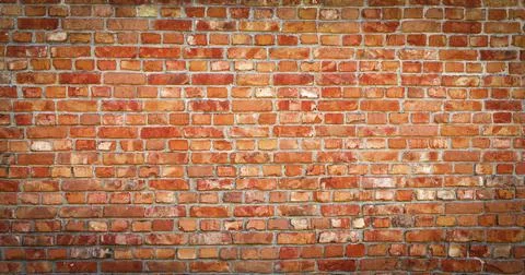Background of red brick wall pattern texture Stock Photos
