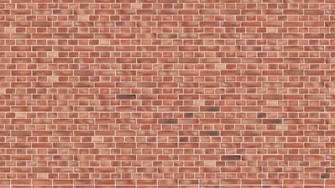 Background of red brick wall seamless vector pattern Illustrazione stock