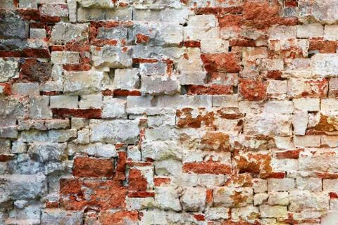 Background of red brick wall texture Stock Photos
