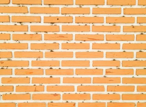 Background of red brick wall texture Stock Photos