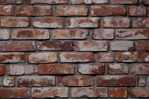 Background of red bricks Stock Photos