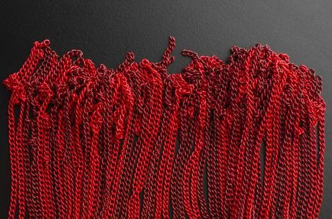 Background of red chains Stock Photos