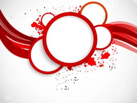 Background with red circles Stock Illustration
