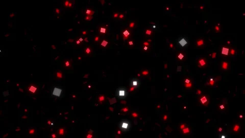 Background with red confetti, festive background Stock Footage 261822729