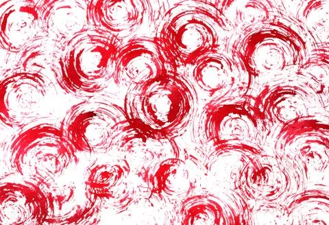 Background with red curls 스톡 사진