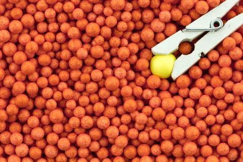 Background of red foam ball Stock Photos