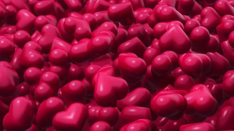 Background with red hearts 스톡 동영상 232385268