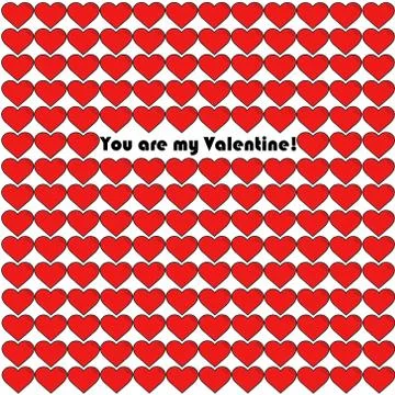 Background from red hearts. Share your blood Stock Illustration