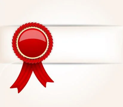 Background with red label Stock Illustration