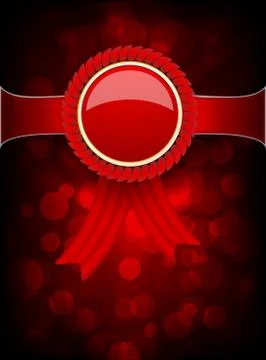 Background with red label Stock Illustration