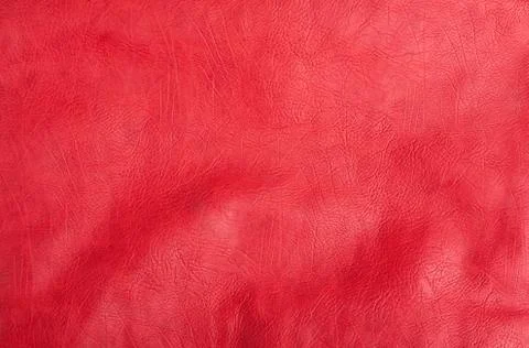 Background of red leather Stock Photos