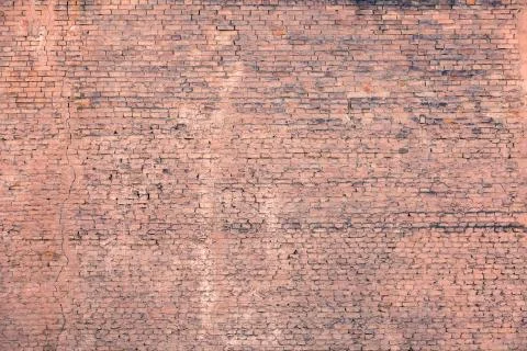 Background from the red old brick wall Stock Photos