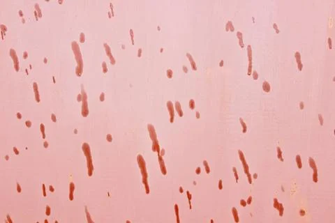 Background red painted surface with water droplets Stock Photos