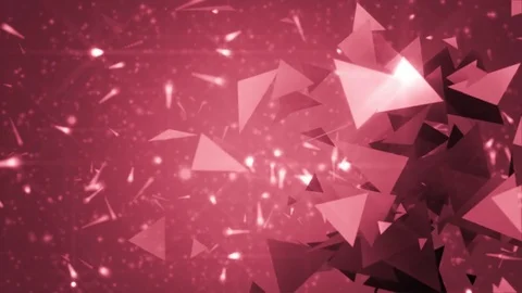 Background red with polygons. Stock-Footage 71268679