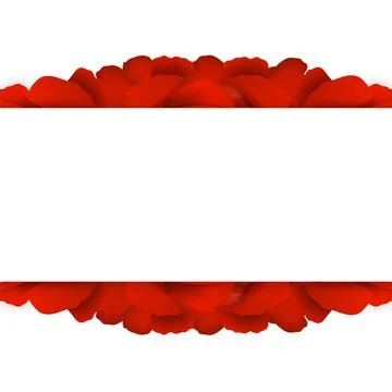 Background of red rose petals. Stock Illustration