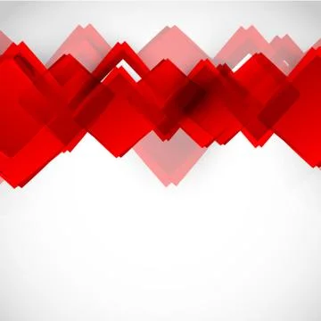Background with red squares Stock Illustration