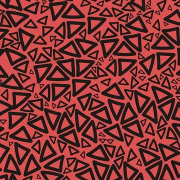 Background of red triangles Stock Illustration