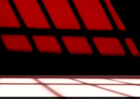 Background red wall dark table studio room empty bar podium shadow イラスト素材