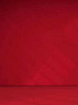 Background red wall dark table studio room empty bar podium shadow Stock Photos