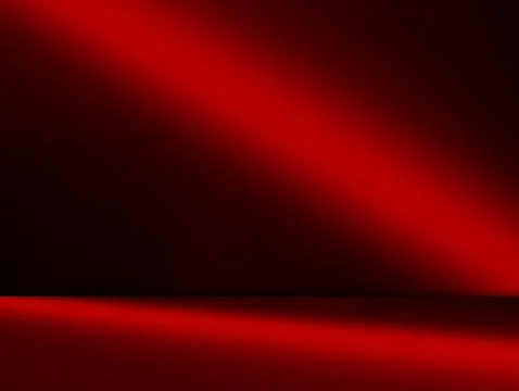 Background red wall dark table studio room empty bar podium shadow abstract Stock Photos