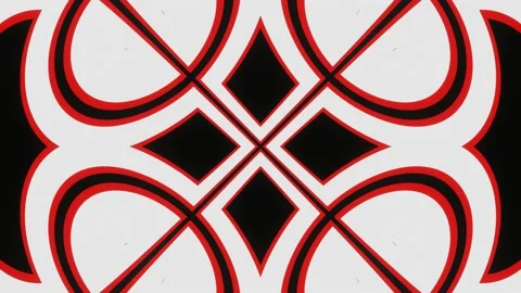 Background red white abstract pulsating VJ Loop Stock Footage 181549751