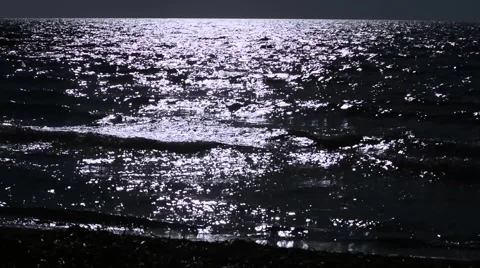 Background with reflections on sea Stock Footage 65492952