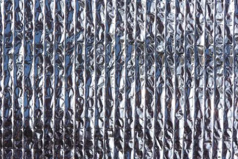Background of reflective silver coated foam Stock Photos