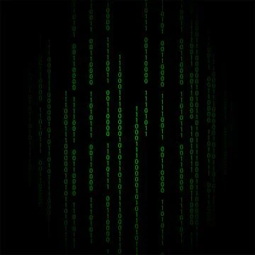 Background representing digital virtual space Stock Illustration