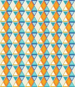 Background of Retro different vector seamless patterns tiling Stock Illustration