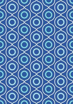 Background of Retro different vector seamless patterns tiling Stock Illustration